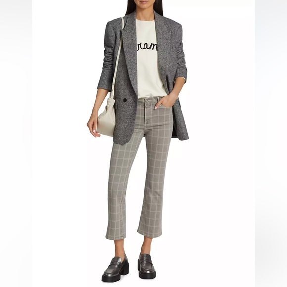 Frame Denim Pants - Frame
Le Crop Mini Boot Plaid Jeans